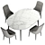 OTTI Chair TABLE: Compact and Stylish 3D model small image 4