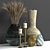 Elegant Decor Set 3D model small image 3