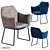 New York Saba Italia - Stylish Modern Chair 3D model small image 1