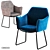 New York Saba Italia - Stylish Modern Chair 3D model small image 2