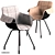 Modern and Sleek Flow Slim Italia Chair 3D model small image 2
