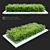 Gravel-Based Bush: Natural, Separated Parts 3D model small image 1