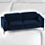 BoConcept Zurich Sofa: Modern Elegance for Your Home 3D model small image 3