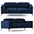 BoConcept Zurich Sofa: Modern Elegance for Your Home 3D model small image 4