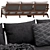 Coco Republic Modern Outdoor Sofa 3D model small image 2