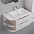 CALIPSO 80 IDDIS Bathroom Set 3D model small image 3