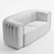 Elegance Redefined: Core Armchair 3D model small image 2