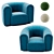 Elegance Redefined: Core Armchair 3D model small image 3