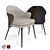 Modern Elegance: MINOTTI Angie Dining Chair 3D model small image 4