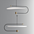 Sleek Pendant Light with Modern Design 3D model small image 3