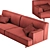 Modern Lounge Club Sofa 3D model small image 5
