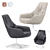 Brune Liv Armchairs: German Design Elegance 3D model small image 4