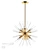 Gold Kadrilia Chandelier - Odeon Light 4849/6 3D model small image 1