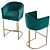 Elegant Bar Stool: Stylish and Comfortable 3D model small image 2