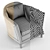 Title: Revolutionary Caracole Chair - Bend the Rules 3D model small image 4