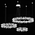 Crystal Bliss Ring Chandelier 3D model small image 3