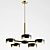 Elegant 5-Light Chandelier 3D model small image 6