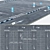 Outdoor Car Park: Spacious and Well-Marked 3D model small image 1