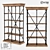 RACK LoftDesigne 7090: Stylish Wood and Metal Storage 3D model small image 1