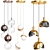 Exclusive Pendant Lights Set-14: Modern, Stylish Lighting Solution 3D model small image 3