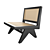 Elegant Eichholtz Romee Chair 3D model small image 4