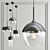 Nordic Glass Pendant Lighting 3D model small image 2