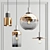 Nordic Glass Pendant Lighting 3D model small image 3