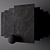 Lucca Anthracite Concrete Tile 3D model small image 2