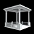 Luxury Alcove Gazebo: High-Quality Model, Various File Formats 3D model small image 6