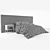 Sleek Modern Bed Design 3D model small image 10