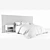 Sleek Modern Bed Design 3D model small image 13