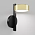 Elegant Bronze Wall Sconce 3D model small image 1