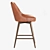 West Elm Mid-Century Counter Stool 3D model small image 4