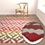 Luxury Carpet Set: High-Quality Textures 3D model small image 5