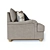 Cozy Dandrea Loveseat: Comfort & Style 3D model small image 2