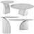 Savoa Side & Coffee Tables: Scandinavian Elegance by Sakari 3D model small image 4