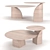 Savoa Side & Coffee Tables: Scandinavian Elegance by Sakari 3D model small image 5