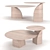 Savoa Side & Coffee Tables: Scandinavian Elegance by Sakari 3D model small image 7