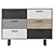 Modern Mcrae 6 Drawer Chest | Sleek and Spacious 3D model small image 2