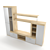 Modern Milan Wall Unit 3D model small image 2