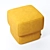 Contemporary Kate Pouf: Simple Elegance for Your Home 3D model small image 1