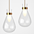 Sleek Pendant Lamp BEAT 3D model small image 1