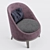 Elegant Belle Armchair: Luxurious Comfort 3D model small image 4