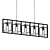 Industrial Cube Ceiling Light Winston 3D model small image 1