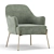 Elegant Erastus Armchair: Comfort in Style 3D model small image 3