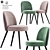 Elegant Round Dining Chair 3D model small image 1