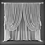 Customizable Poly-Blend Curtains 3D model small image 2
