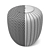 Stylish Tod Lema Pouf 3D model small image 3