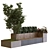 6-Piece Tree Set with Bench 3D model small image 1