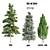 Growth Collection: Cypress Oak, Pine1, Pine2 3D model small image 1